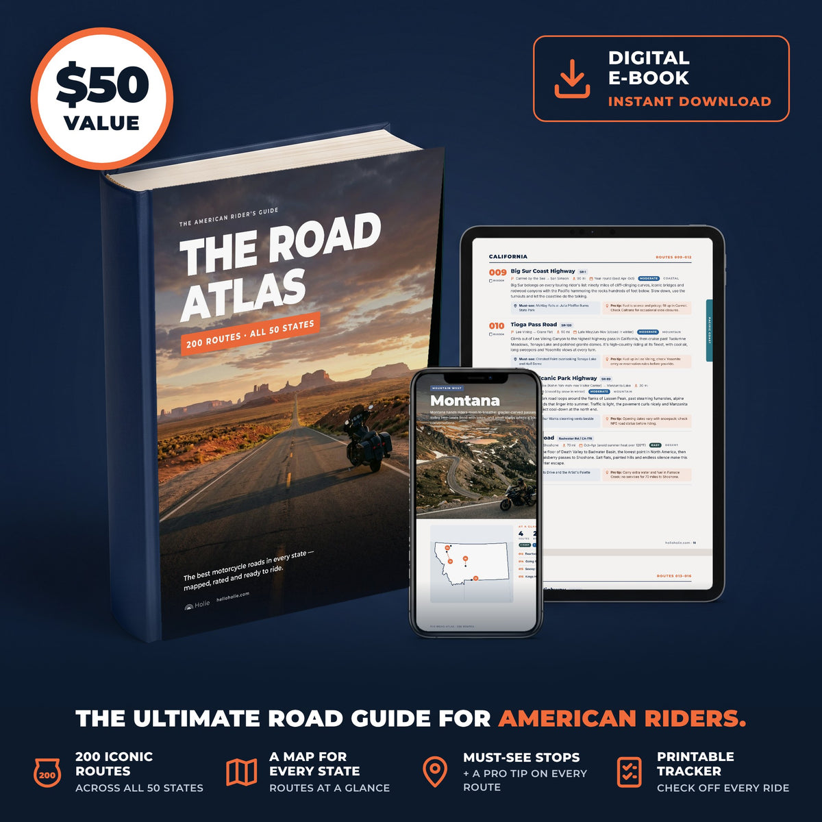 The Road Atlas: 200 Routes, All 50 States