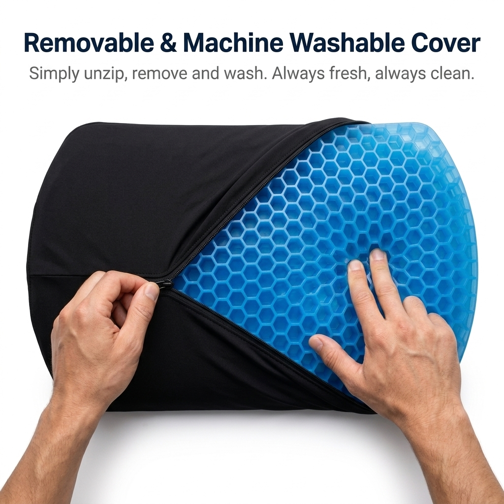 100% Gel Lumbar Cushion