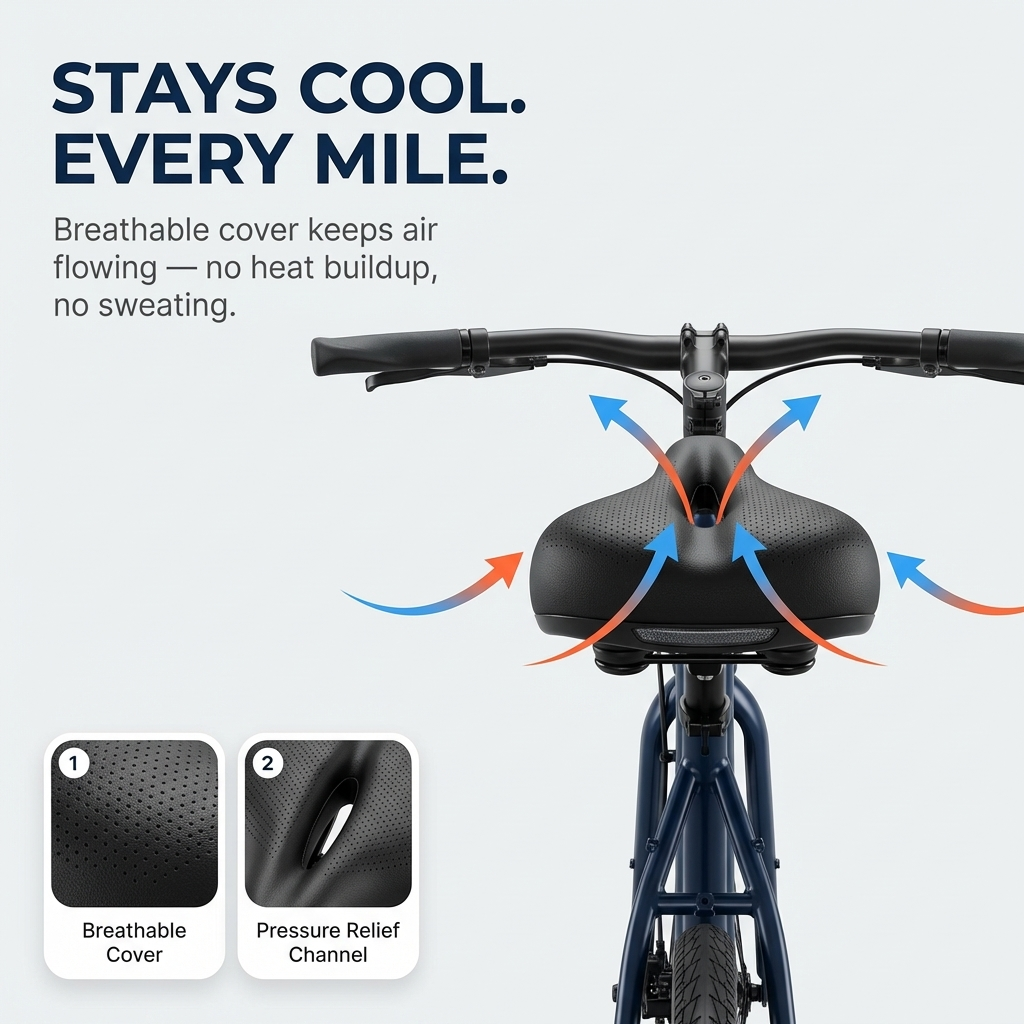 Holie Bike Saddle - Comfort
