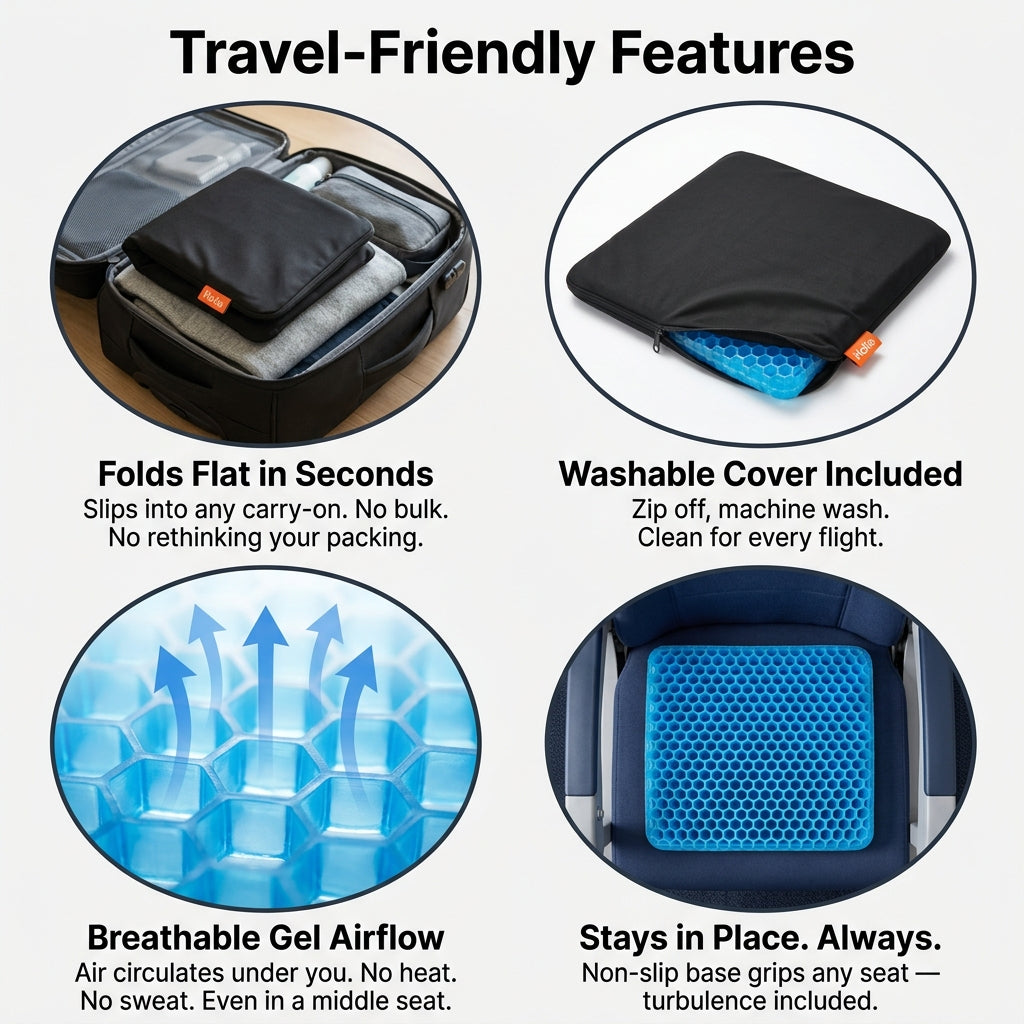 Holie Gel Cushion — Built for Flights