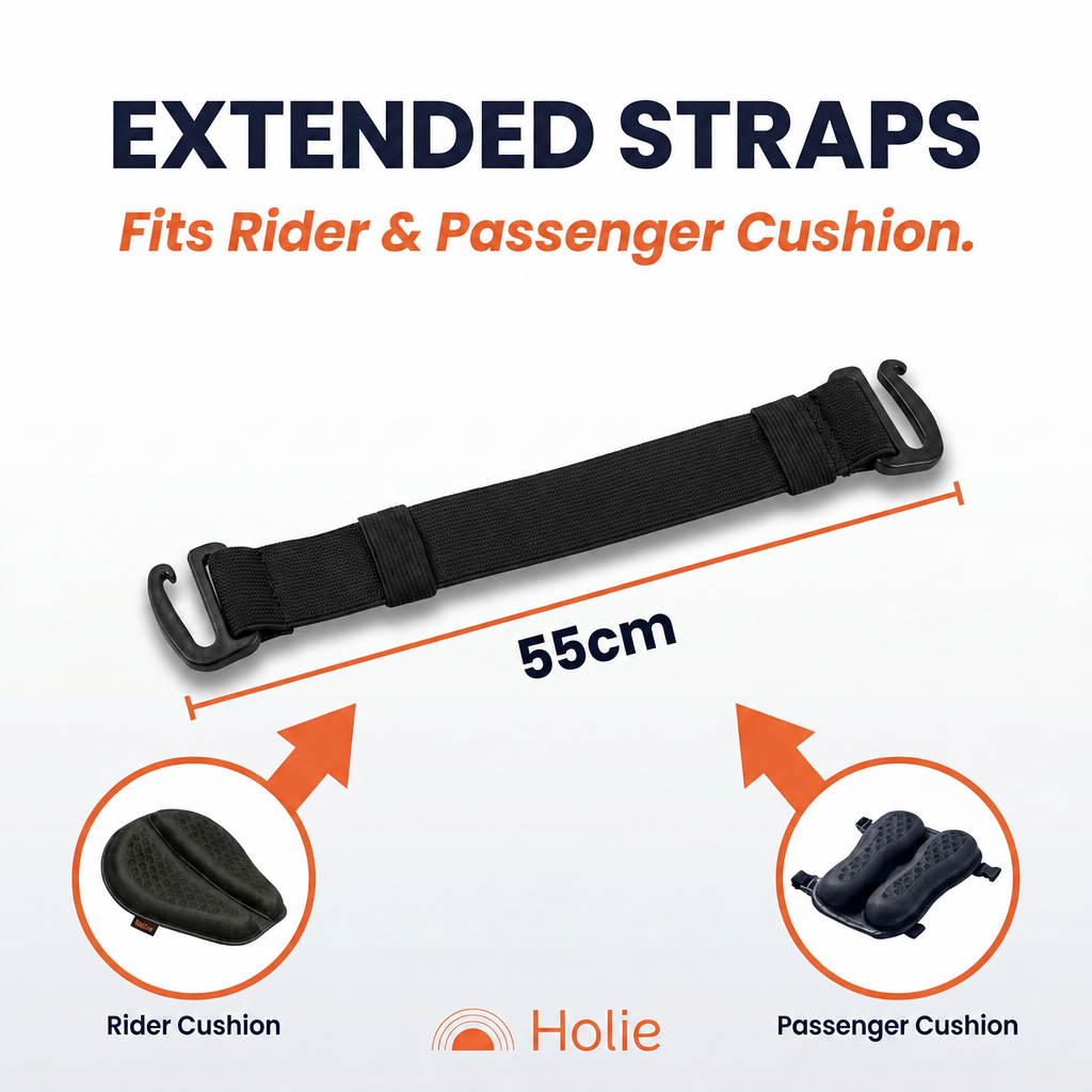 Extended Straps - Rider/Passenger Cushion